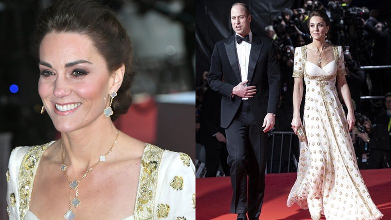 BAFTA 2020: Księżna Kate założyła drugi raz tę samą suknię