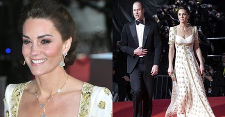 BAFTA 2020: Księżna Kate założyła drugi raz tę samą suknię