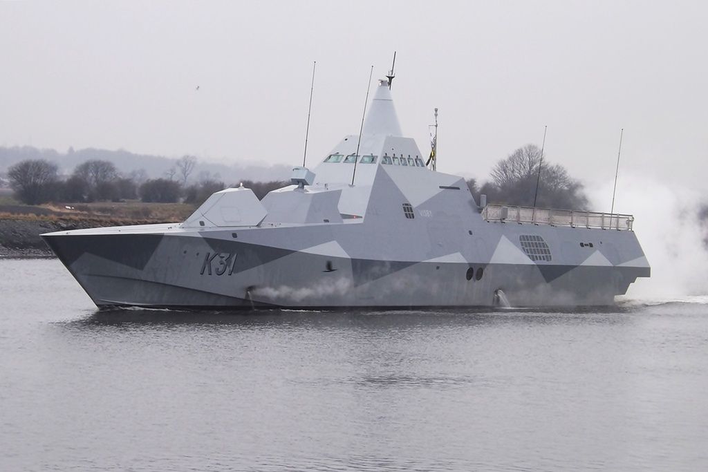 Szwedzka korweta Visby. Zamiast korwet następnej generacji, Szwecja chce zbudować większe okręty