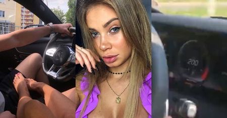 Lekkomyślna Ada Śledź z "Love Island" pędzi ulicami Warszawy z prędkością ponad 200 km/h (WIDEO)
