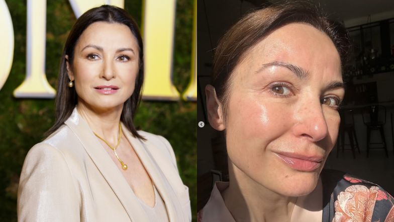 Joanna Brodzik pokazuje twarz NO MAKE-UP i zapewnia: "Bez liftingu, bez operacji plastycznych"