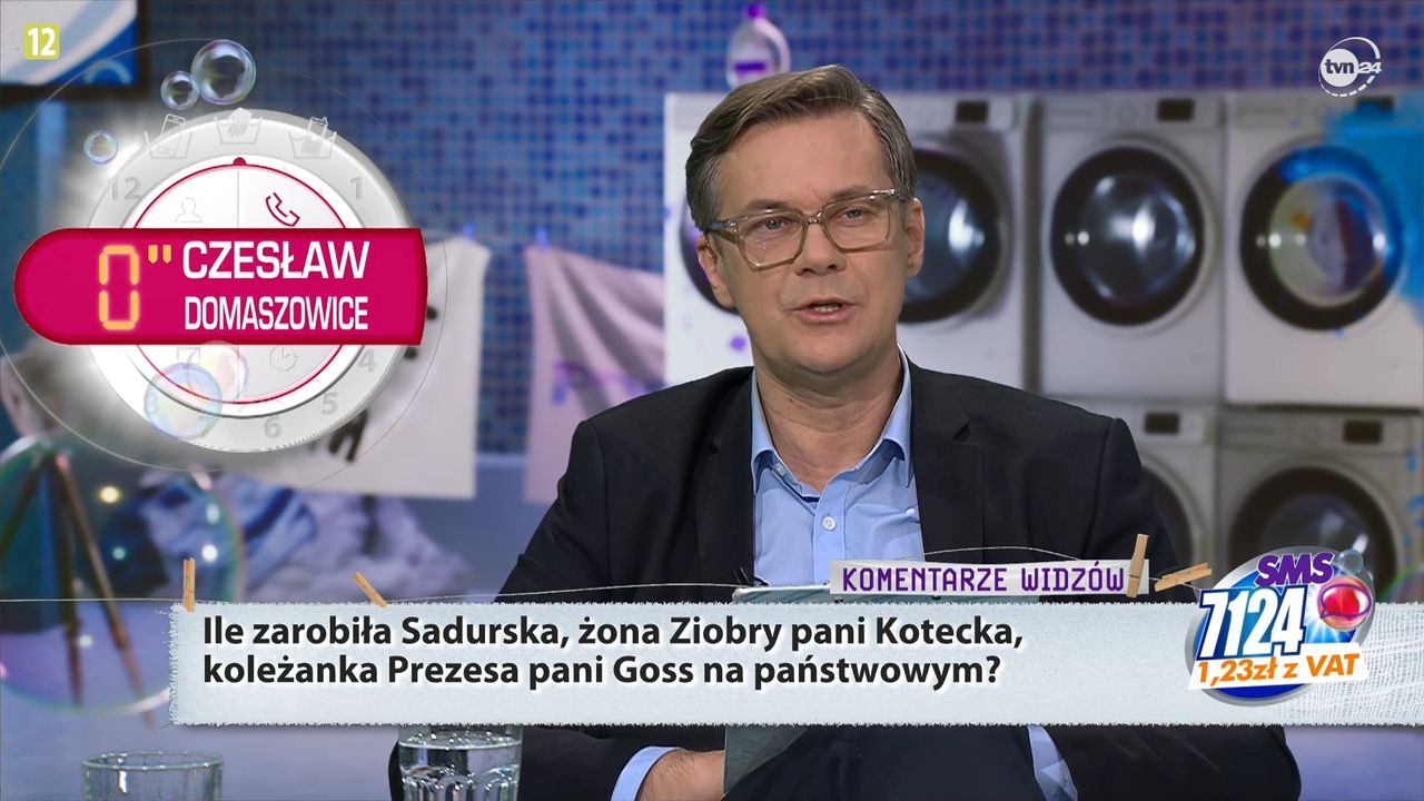 Prowadzący przerwał telefon widza. "Jest pan na bardzo niebezpiecznym terenie"