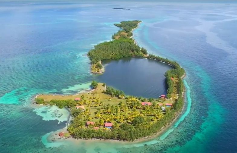 Wyspa niedaleko Belize