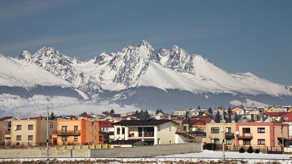 Poprad zimą 