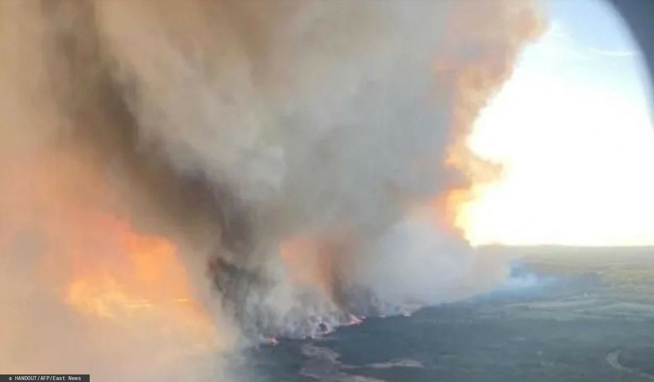 In western Canada, the first serious fires of the season have been reported.