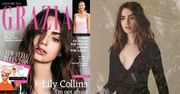 Naturalna Lily Collins na okładce "Grazii"