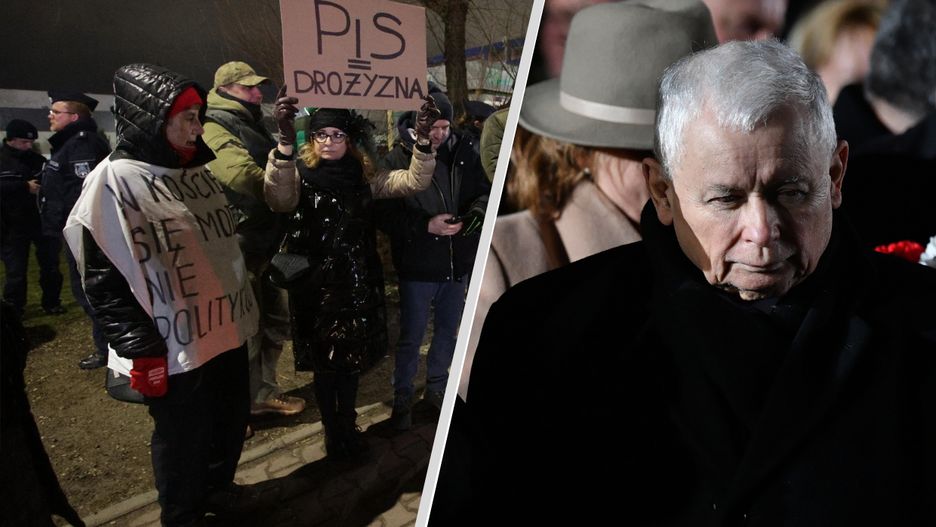 Przy okazji uroczystości rocznicowych w Starachowicach, miała miejsce manifestacja.