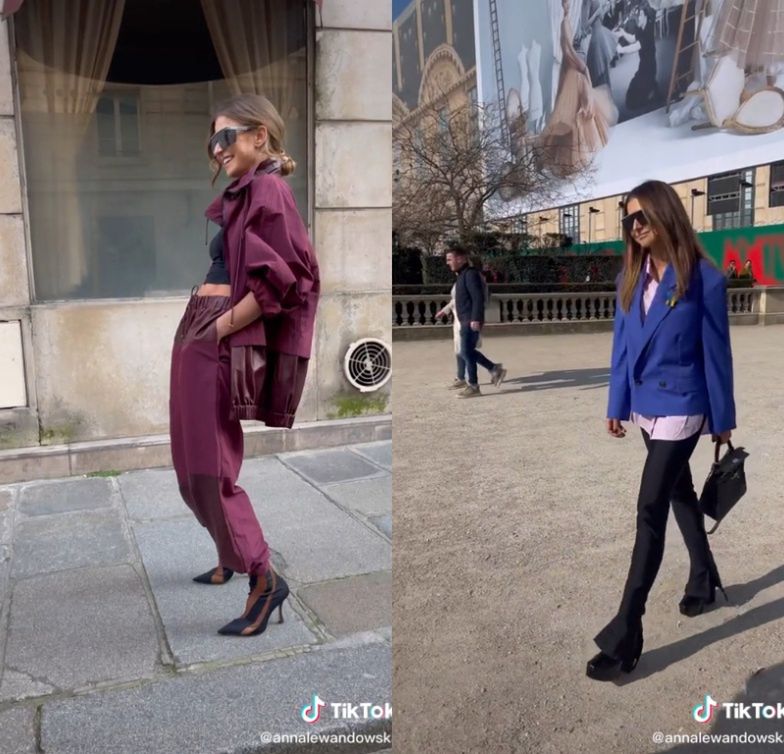 Anna Lewandowska prezentuje filmik ze stylizacjami z Tygodnia Mody w Paryżu