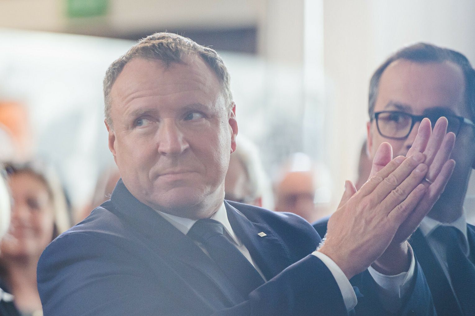 42. rocznica podpisania porozumie? sierpniowych w Gda?sku31.08.2022 Gdansk Obchody 42 rocznicy Sierpnia 1980 i powstania NSZZ Solidarnosc oraz 34 rocznica strajkow w maju i sierpniu  1988. Uroczyste spotkanie zarzadu Solidarnosc z udzialem gosci wreczenie stypendiow NSZZ Solidarnosc n/z prezes TVP Jacek Kurski  Fot. Karol Makurat/REPORTERKarol Makurat/REPORTER