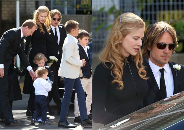 Nicole Kidman na pogrzebie ojca: "KOCHAM CIĘ, TATO!" (ZDJĘCIA)