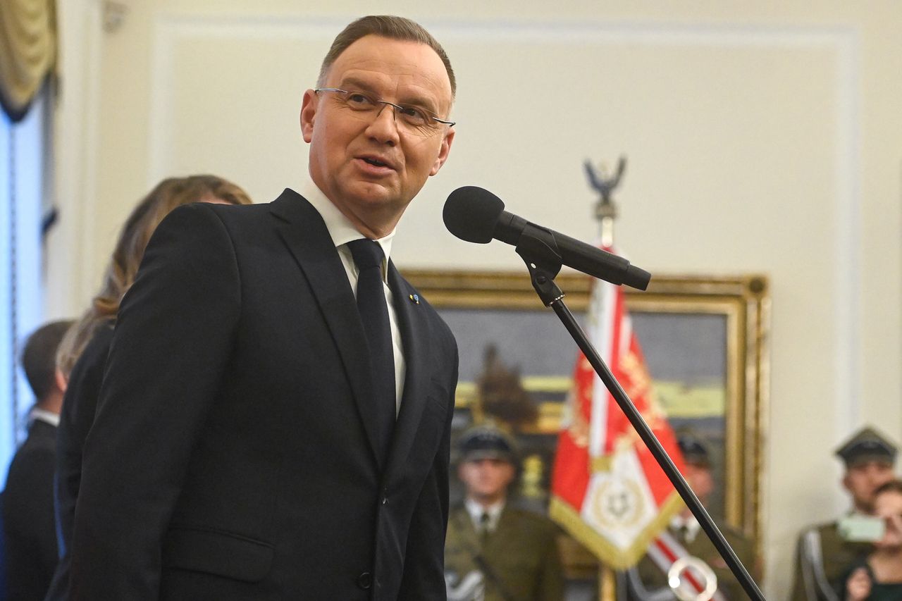 "Zranił się dość poważnie". Minister o kontuzji Dudy