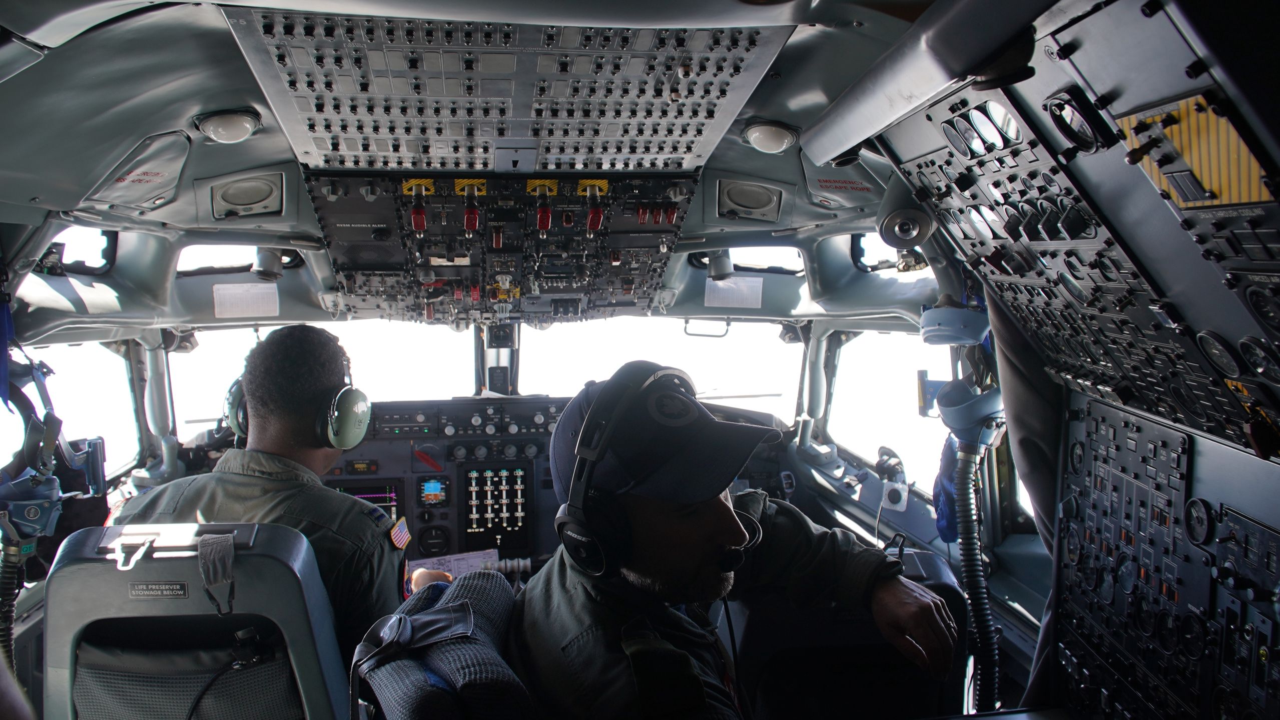 Lot samolotem AWACS 