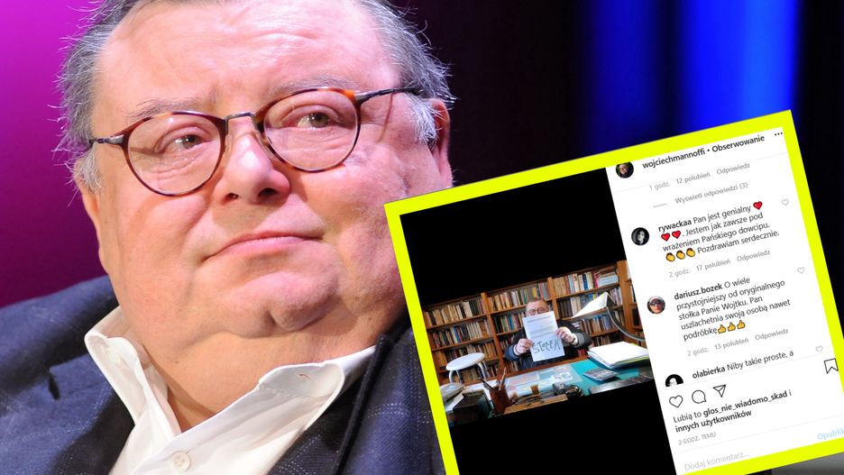 Wojciech Mann pięknie odnalazł się w mediach społecznościowych