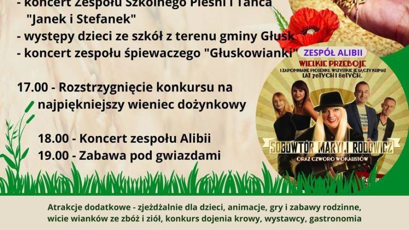 Dożynki Gminy Głusk w Dominowie 2021