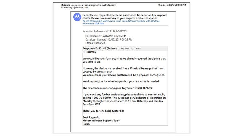 Ekran Moto Z2 Force jest odporny na stłuczenia, ale niekoniecznie na... odklejenia 4