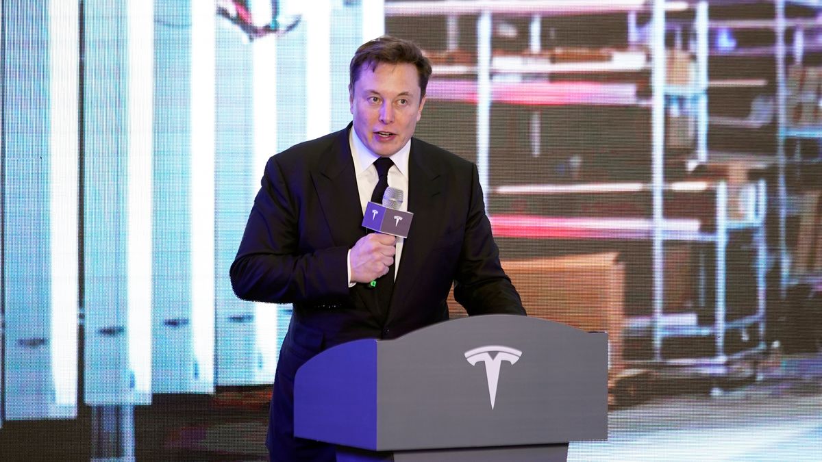 Tesla Inc CEO Elon Musk attends an opening ceremony for Tesla China-made Model Y program in Shanghai, China January 7, 2020.