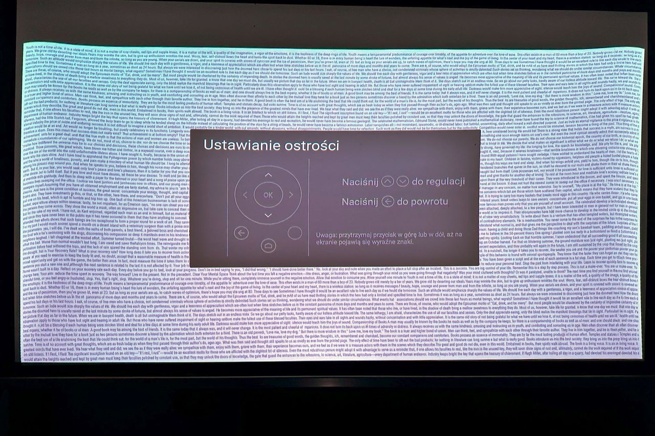 Hisense PX1-PRO - ustawienia ekranu 3