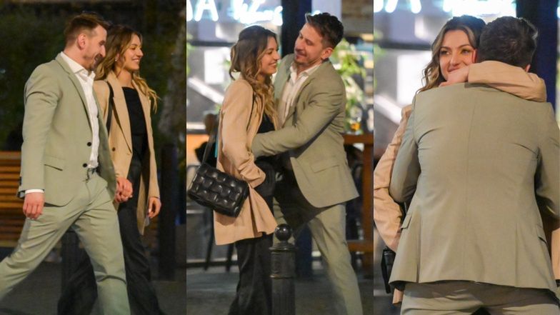 Tomasz Barański na randce z Izabelą Skierską