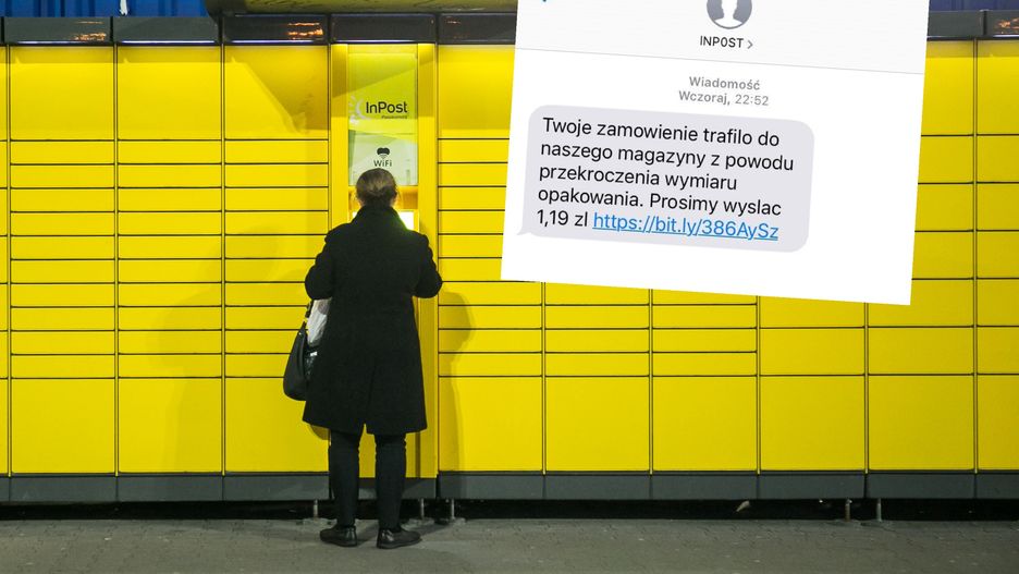 Oszuści podszywają się pod InPost. Wysyłają fałszywe SMS-y