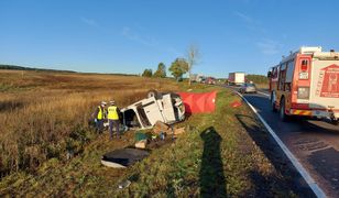 Tragiczny wypadek na DK10. Dwie osoby nie żyją