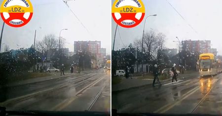 Dramatyczne nagranie z Łodzi. "Tragedia na horyzoncie"