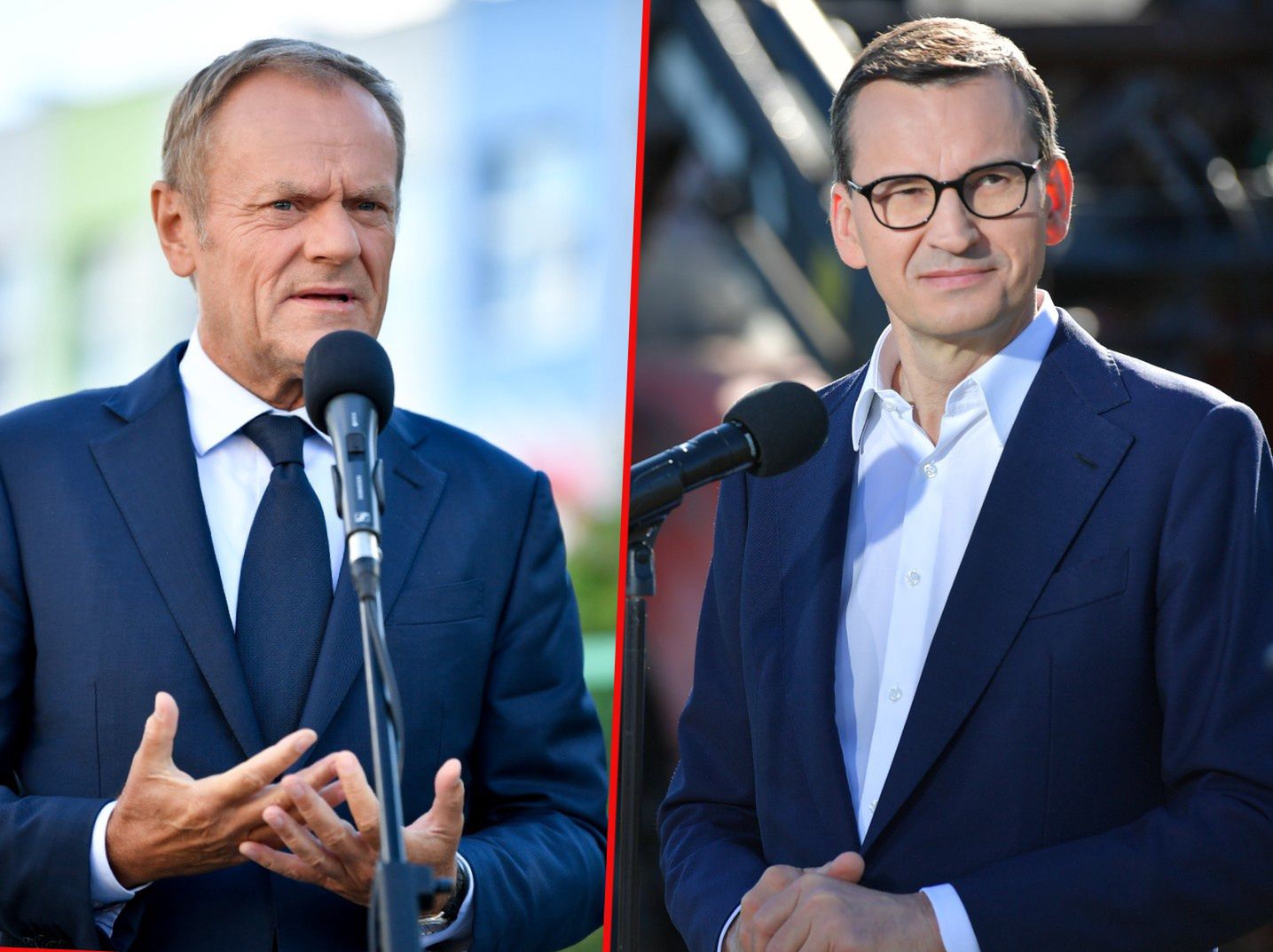 Tusk czy Morawiecki? Wyniki sondażu nie zostawiają wątpliwości