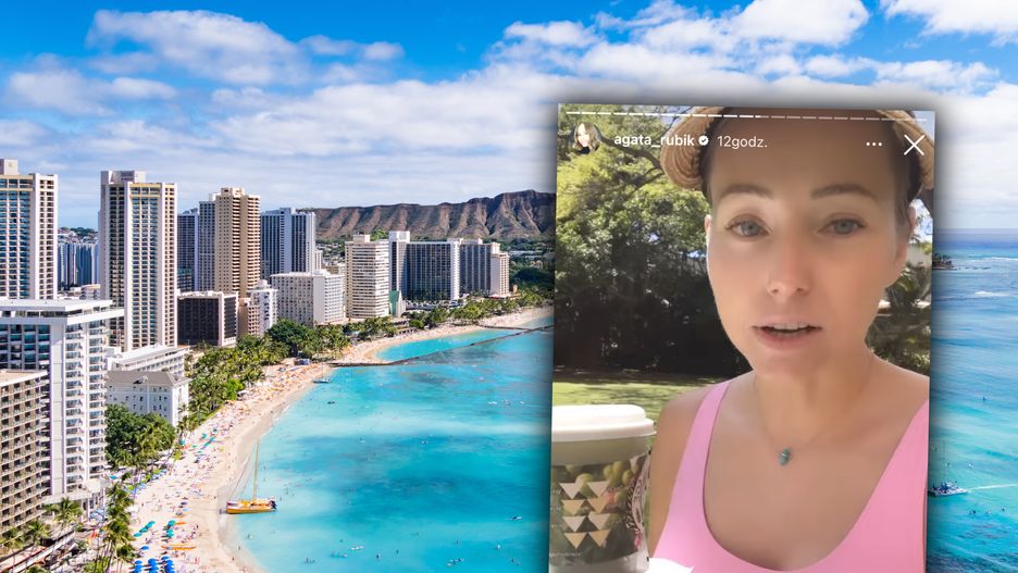 Agata Rubik chwali sobie Honolulu 