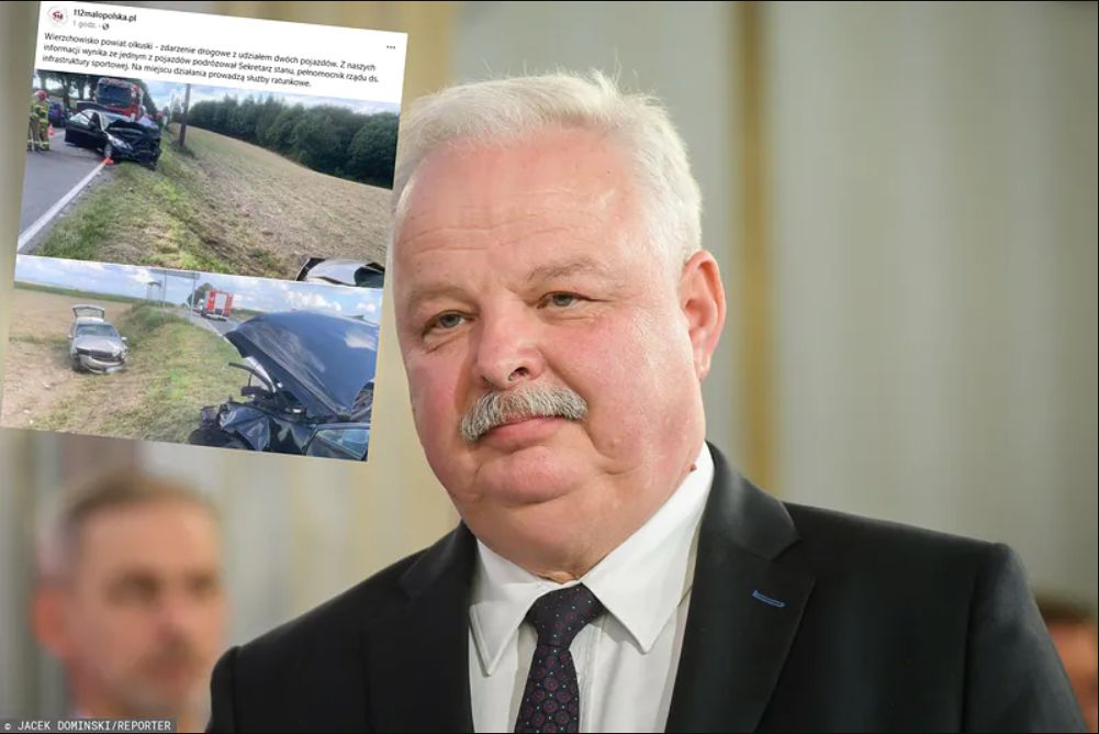 To w jego auto uderzył samochód wiceministra Osucha. "Mam żal. Nie było żadnej reakcji" 