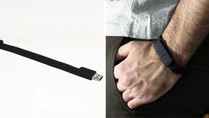 Opaska na rękę kryjąca w sobie pendrive 1