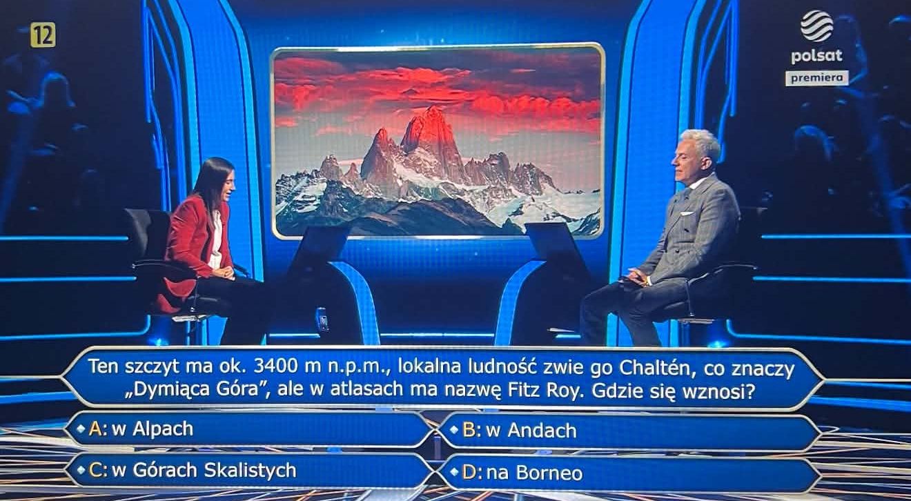 Pytanie w "Milionerach"