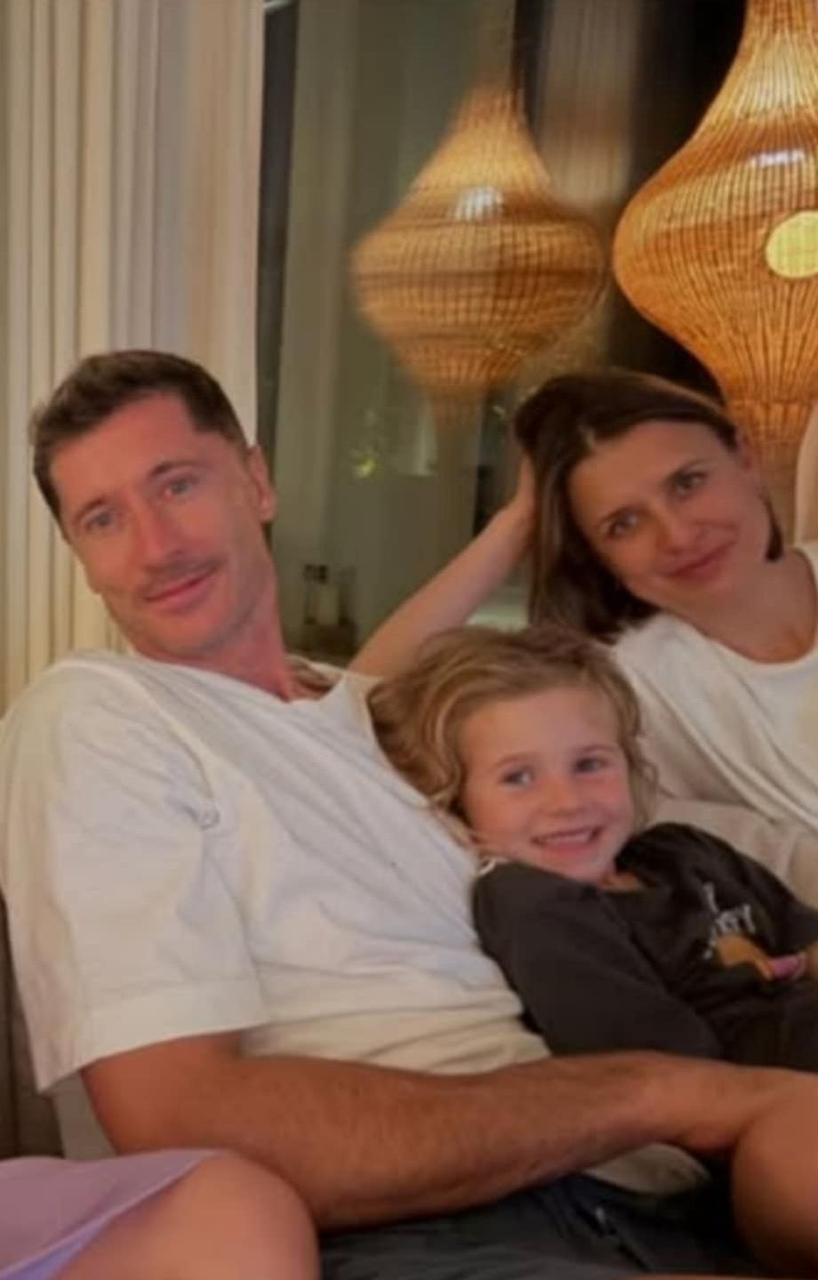 Lewandowscy obejrzeli film Wojciecha Szczęsnego