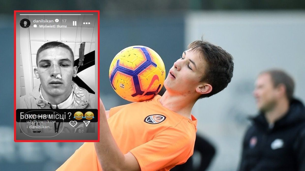 Danyło Sykan wróci kontuzjowany z meczu Ligi Mistrzów.