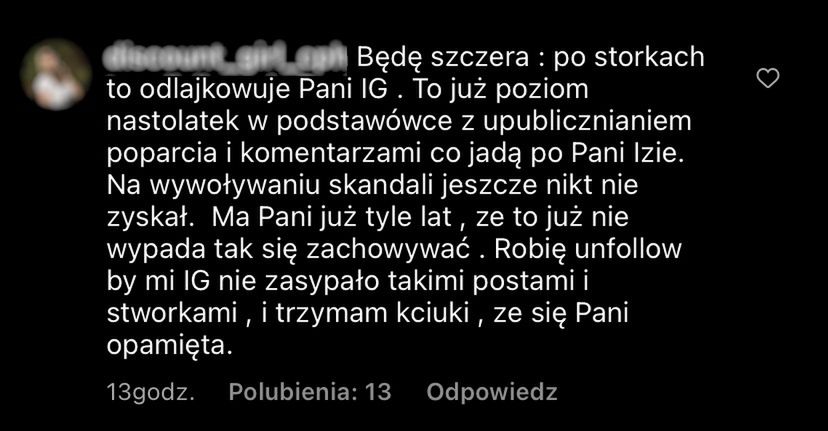 Paulina Smaszcz udostępniła komentarz godzący w syna Izabeli Janachowskiej