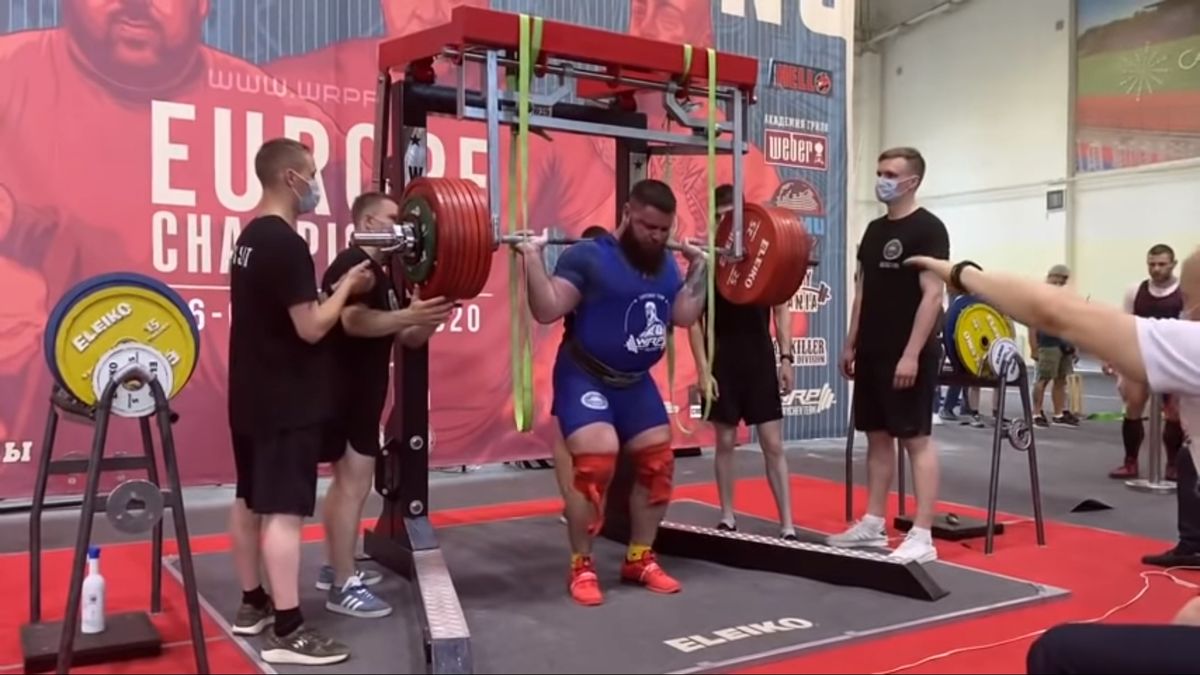 Alexander Sedykh podnoszący sztangę