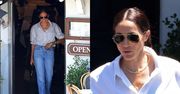 Dawno niewidziana Meghan Markle "przyłapana" na spotkaniu na mieście. Jej stylizacja była warta FORTUNĘ (ZDJĘCIA)