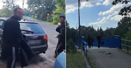 Granica z Niemcami. Migranci się nie krępowali. "Idą wpatrzeni w smartfony"