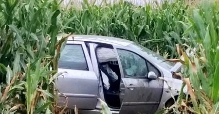 Gorzyce: Wypadek niedaleko Gorzyc. Auto w kukurydzy, 19-latka w szpitalu