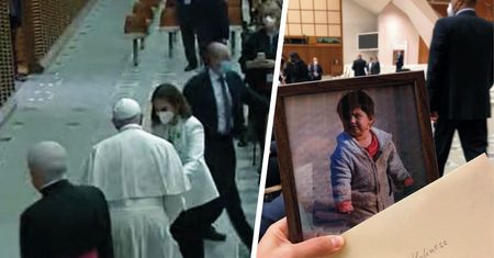 Posłanka KO przekazała papieżowi listy i zdjęcia dzieci uchodźców