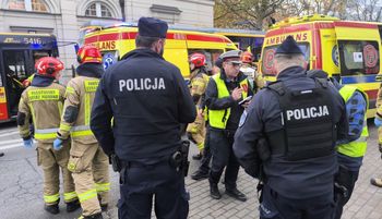 12 osób poszkodowanych. Zderzenie dwóch tramwajów i autobusu