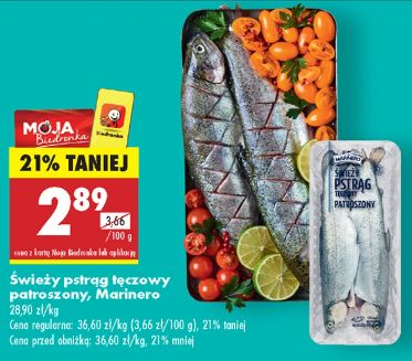 Pstrąg tęczowy w promocji w popularnych dyskontach