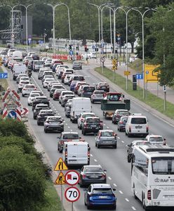 Wielki karambol na POW. Korek ma ponad pięć kilometrów