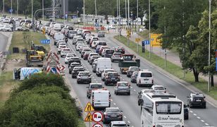 Wielki karambol na POW. Korek ma ponad pięć kilometrów