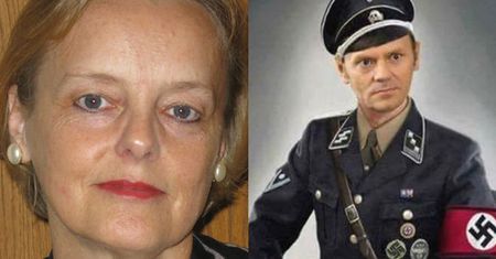Nowa polska konsul honorowa udostępniła zdjęcie Tuska w... MUNDURZE SS!