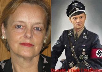 Nowa polska konsul honorowa udostępniła zdjęcie Tuska w... MUNDURZE SS!