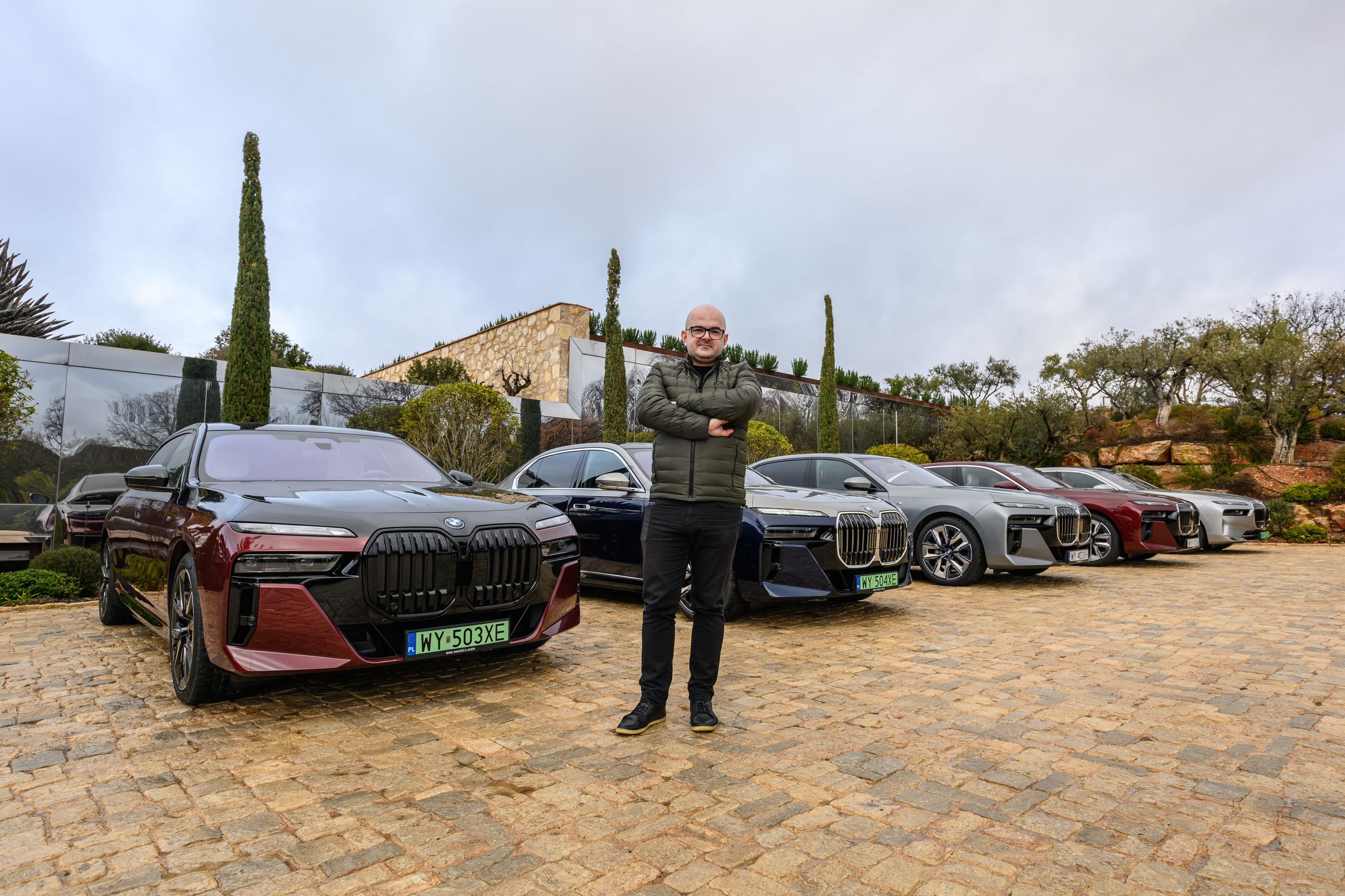 Nowa seria 7 BMW podczas jazd testowych w Prowansji