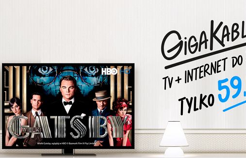 Netia reklamuje GigaKablówkę