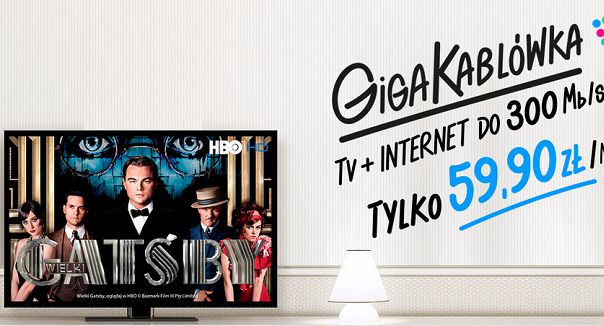Netia reklamuje GigaKablówkę