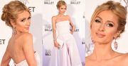 Paris Hilton w różowej sukni na balu w Nowym Jorku! (ZDJĘCIA)