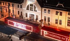 Pociąg z Tyskim odwiedził Żywiec w akcji „Przejdźmy na Ty”