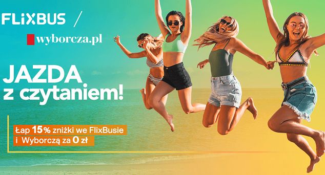 "Gazeta Wyborcza" i Flixbus z akcją „Jazda z Czytaniem!" dla studentów